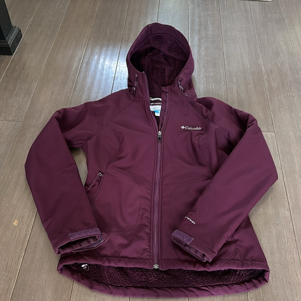 Columbia Women's Maroon Hooded Jacket